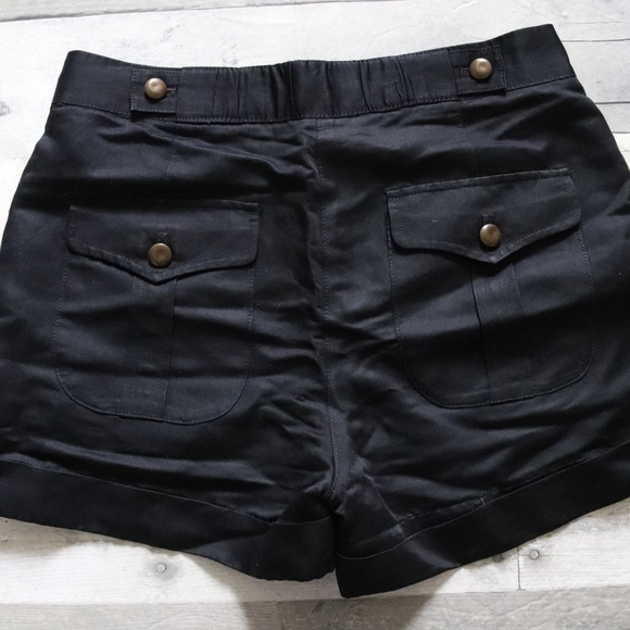 THEORY SIZE 00 MIDRISE BLACK SHORTS - Picture 2 of 7